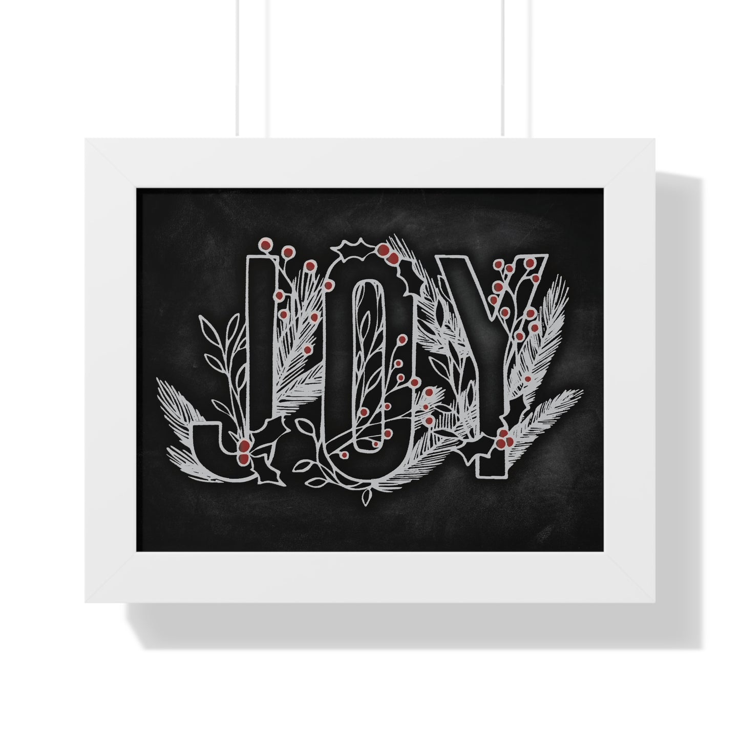 Chalkboard Print - Joy (framed)