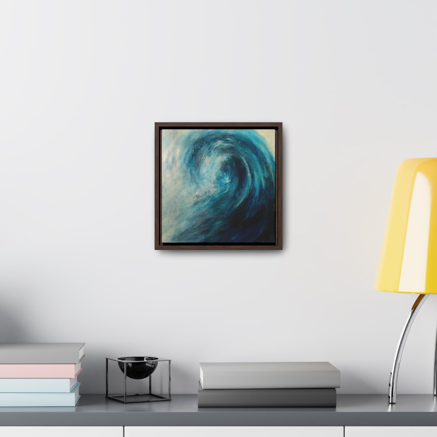 Gallery Canvas Wraps (framed) - Indigo Wave