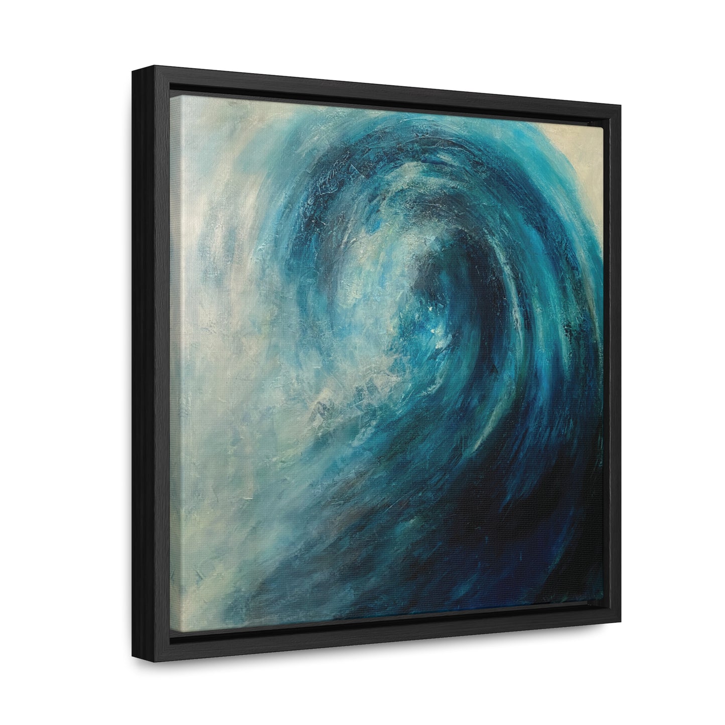 Gallery Canvas Wraps (framed) - Indigo Wave