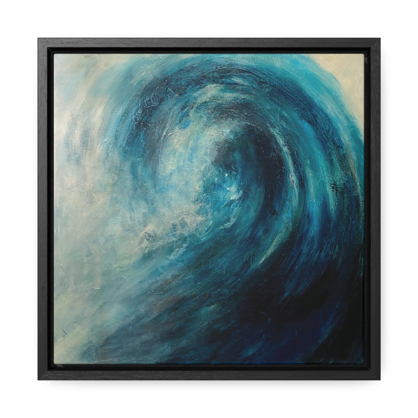 Gallery Canvas Wraps (framed) - Indigo Wave