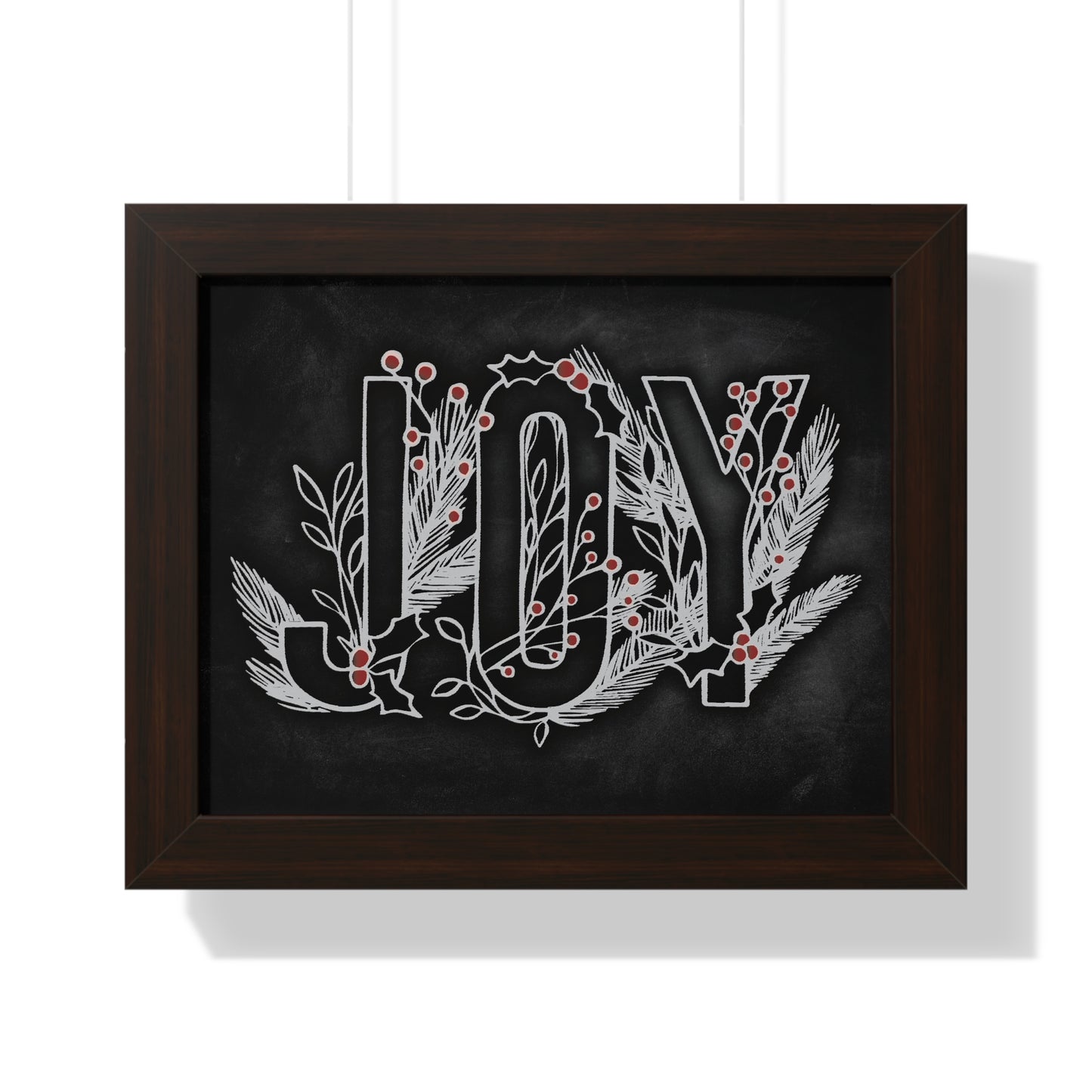 Chalkboard Print - Joy (framed)