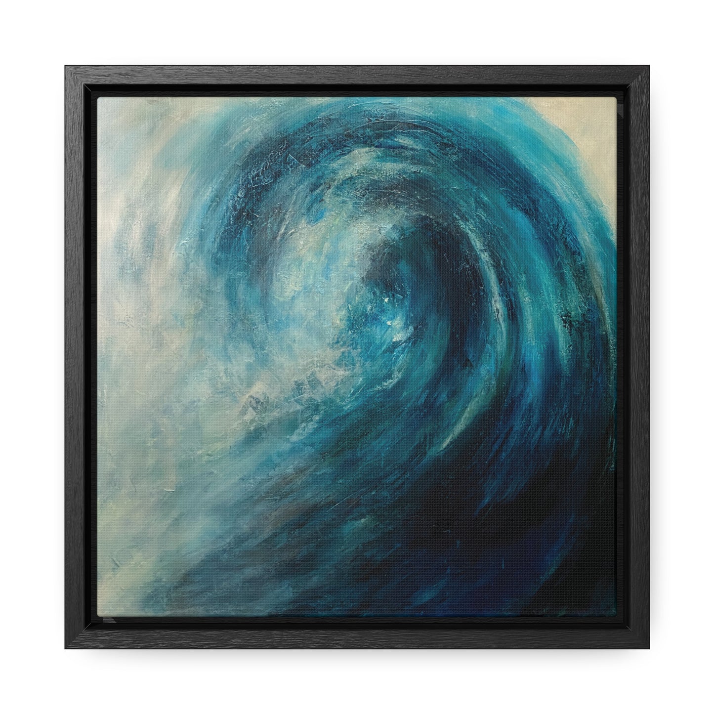 Gallery Canvas Wraps (framed) - Indigo Wave