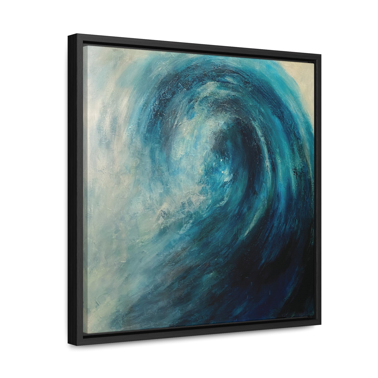 Gallery Canvas Wraps (framed) - Indigo Wave