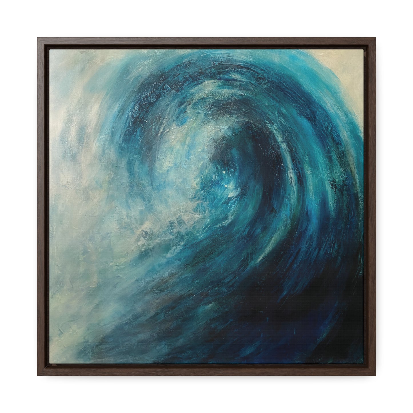 Gallery Canvas Wraps (framed) - Indigo Wave