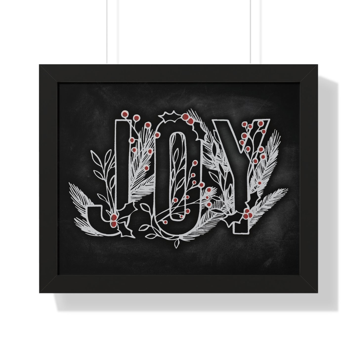 Chalkboard Print - Joy (framed)