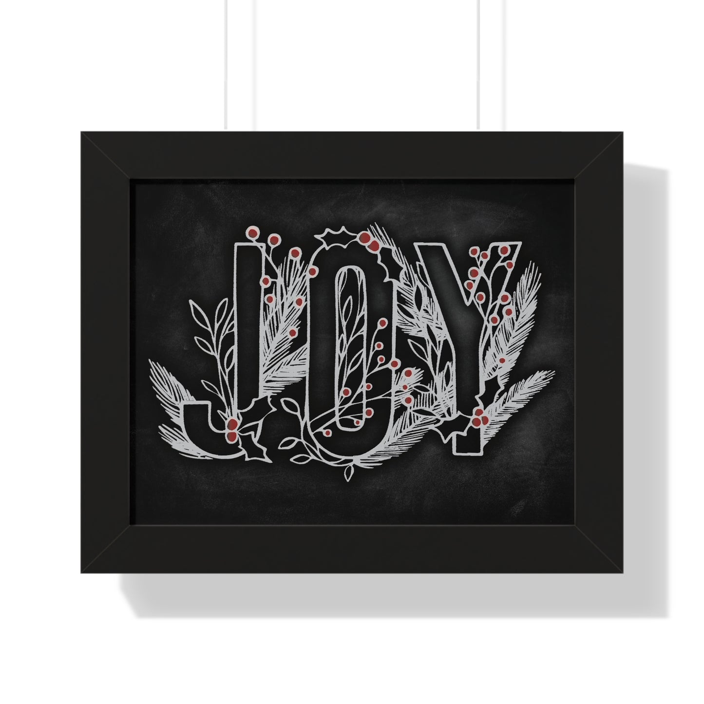 Chalkboard Print - Joy (framed)