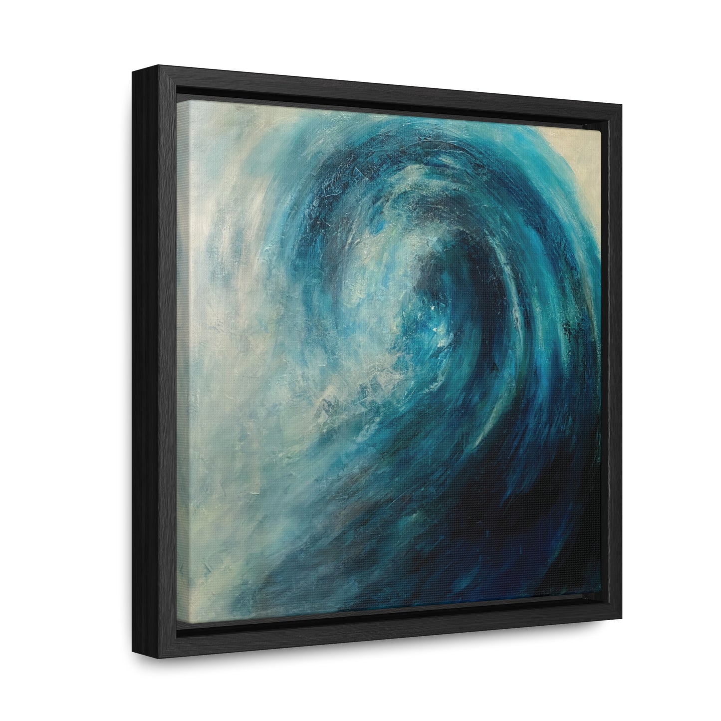 Gallery Canvas Wraps (framed) - Indigo Wave