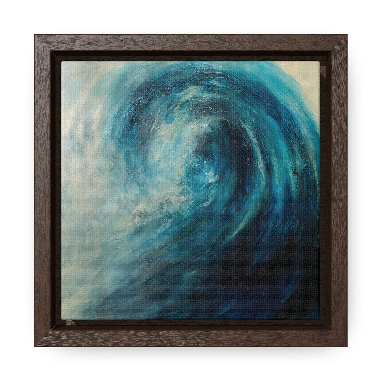 Gallery Canvas Wraps (framed) - Indigo Wave