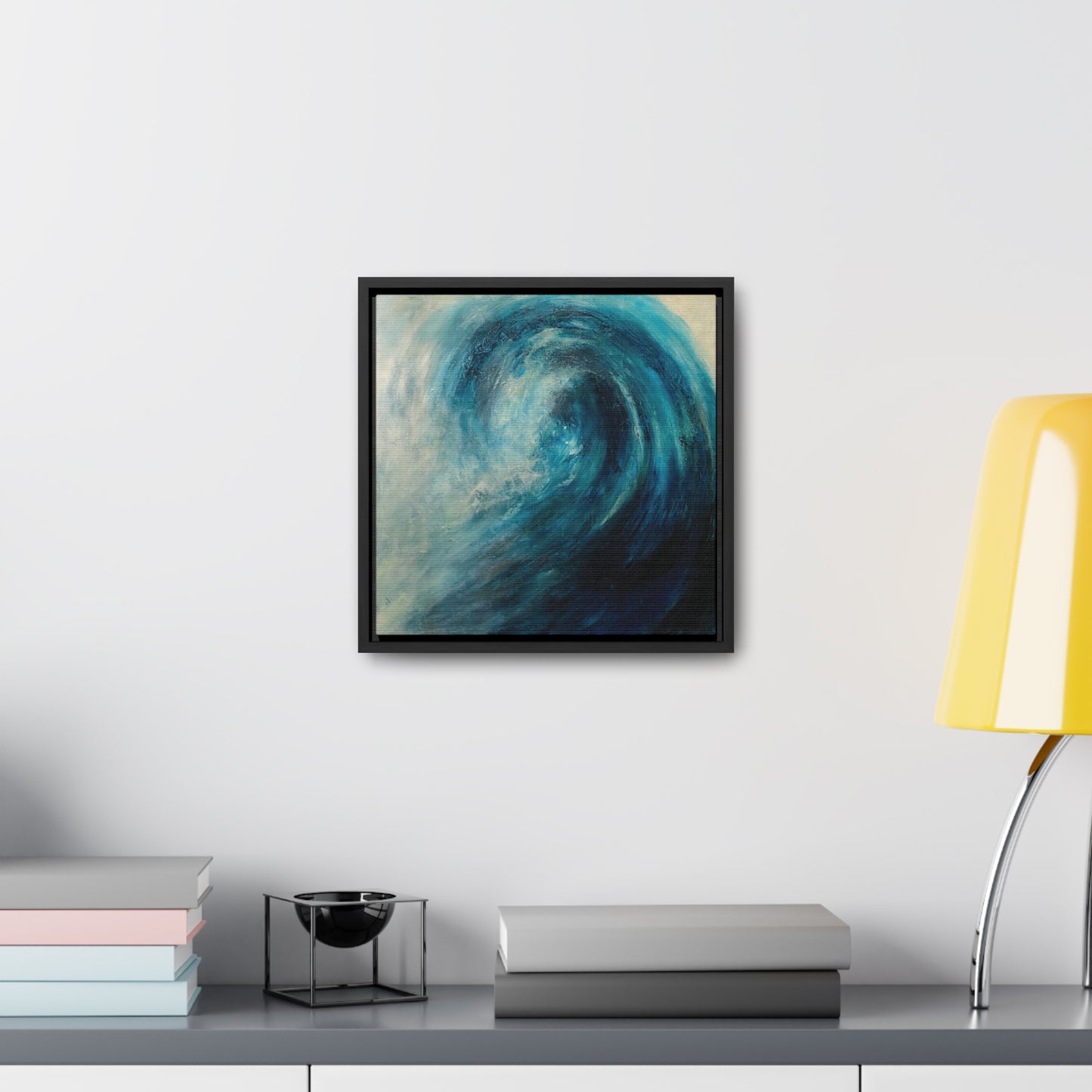 Gallery Canvas Wraps (framed) - Indigo Wave