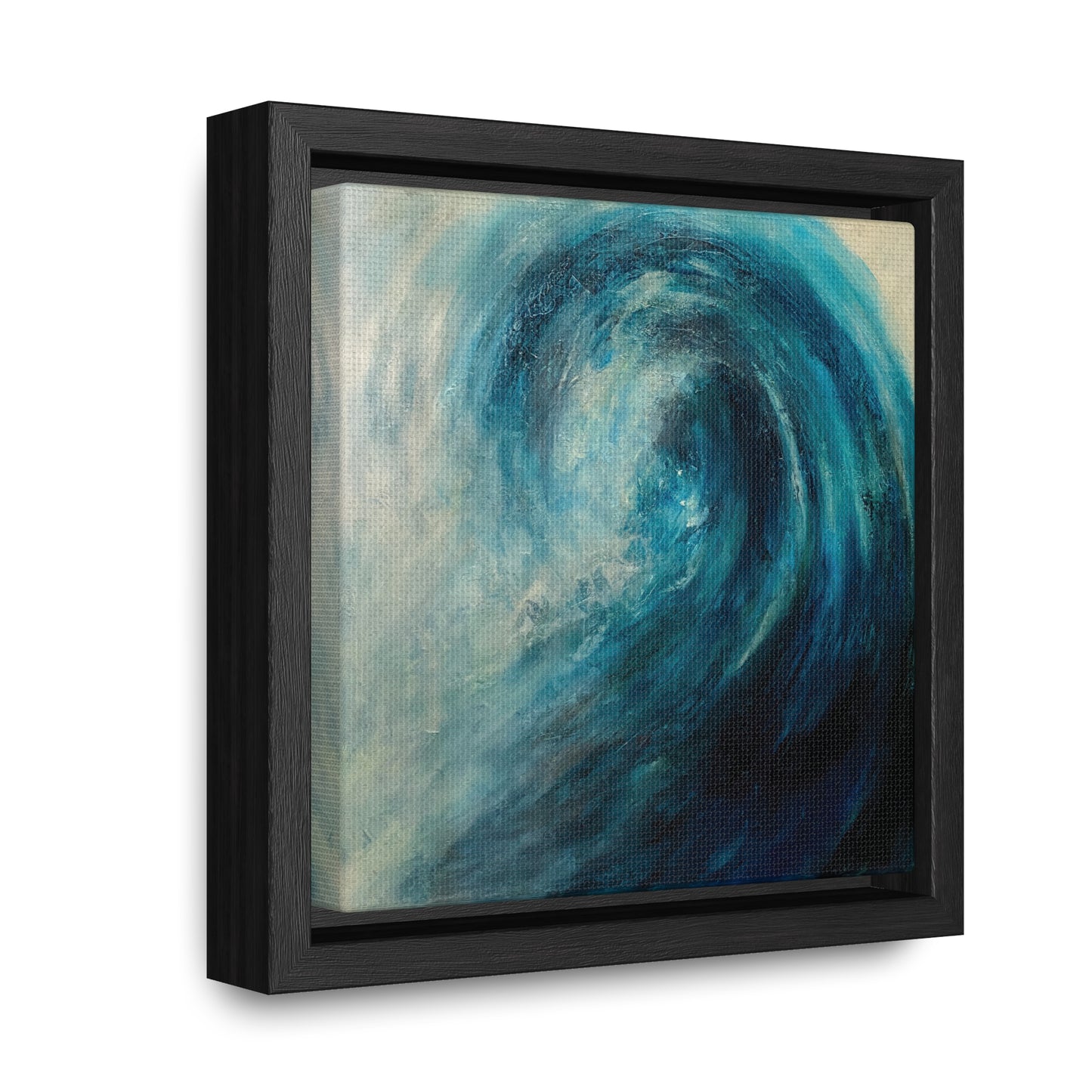 Gallery Canvas Wraps (framed) - Indigo Wave