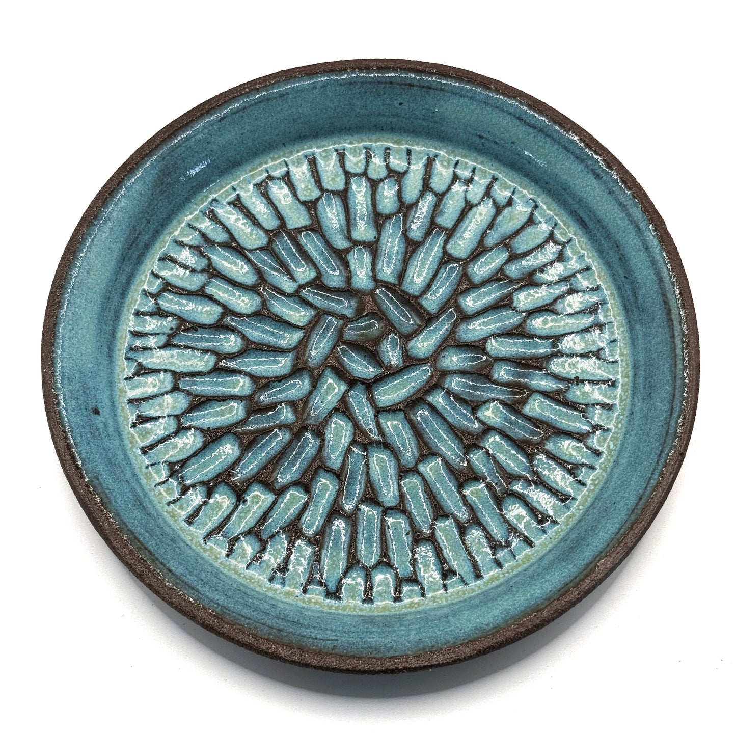 Blue French Grating Dish